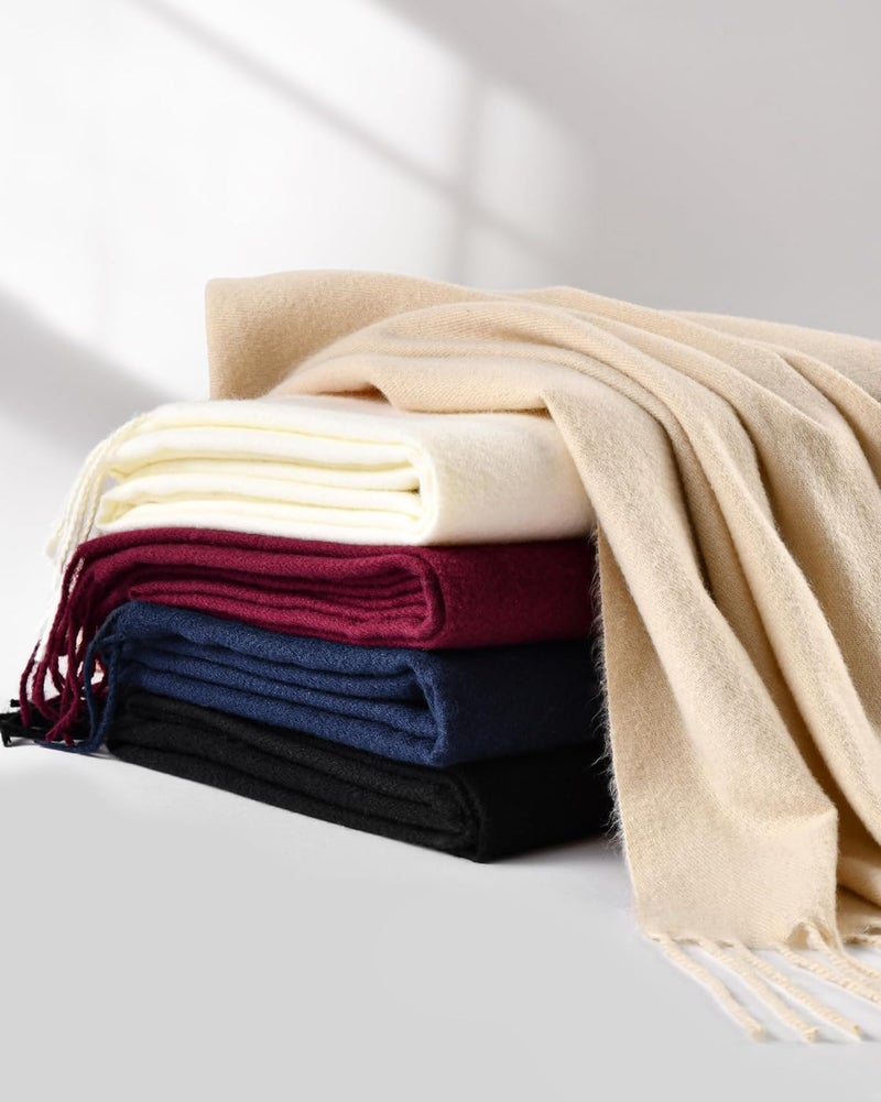 Premillow Scarfs for Women, Winter Scarf, Classic Pashmina Shawls and Wraps, Cashmere Feel Scarfs for Women, Long Scarves - Image 5